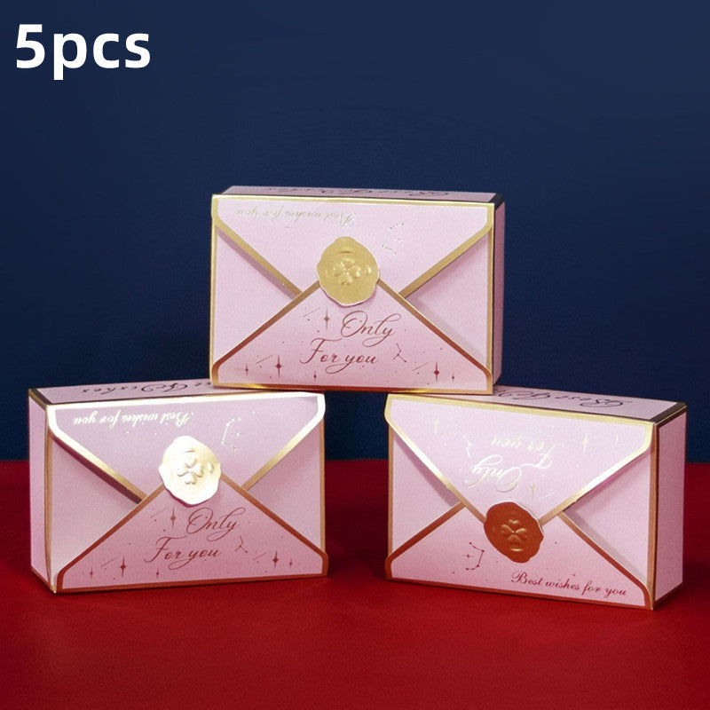 European Creative Candy Box Retro Wedding Gift Box Envelope Table Candy Box Candy Bag