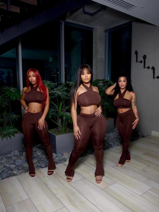 Gina Flared Pants Set