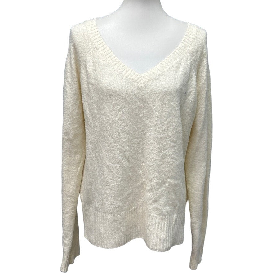 Lot of 3 Sonoma Merona Womens XL Long Sleeve V-Neck PolyCotton Sweaters