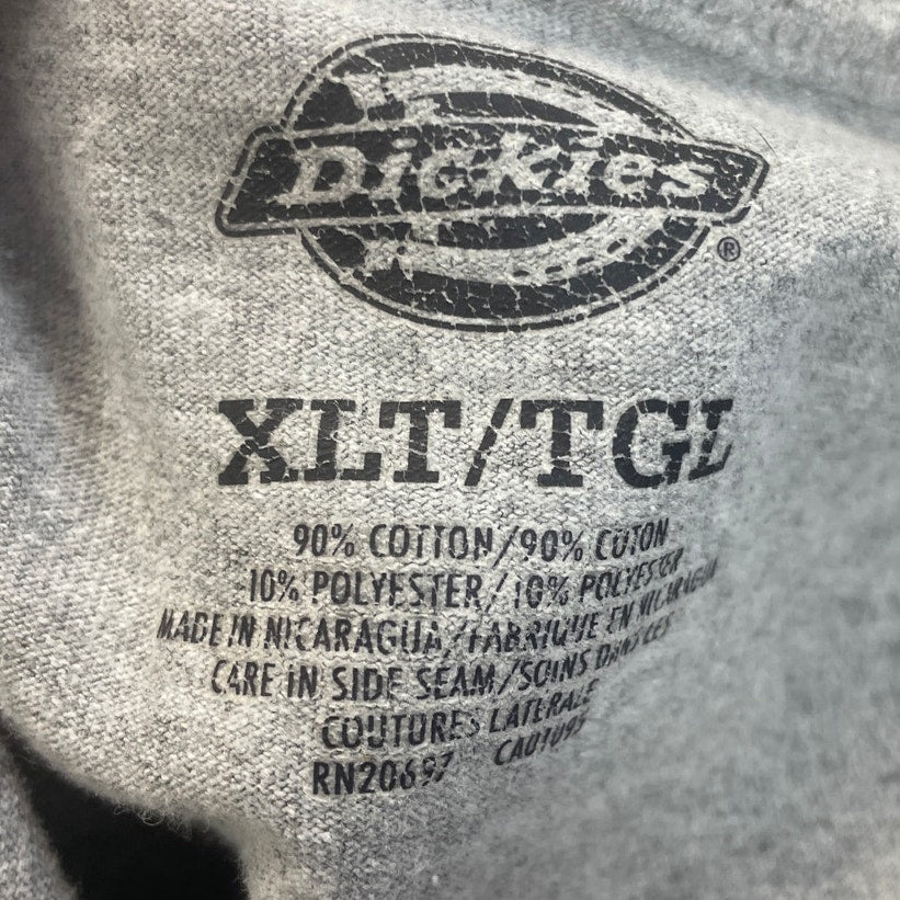 Dickies Mens XLT XL Tall PolyCotton Heathered Short Sleeve Crew Neck Tee Shirt