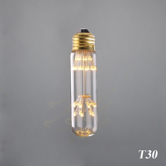 G80 G95 Retro Starry Sky Dimmable led Bulb 3W 2200K E27 220V Wine Bottle Decorative Christmas Lightbulb Lamp Lampada Led
