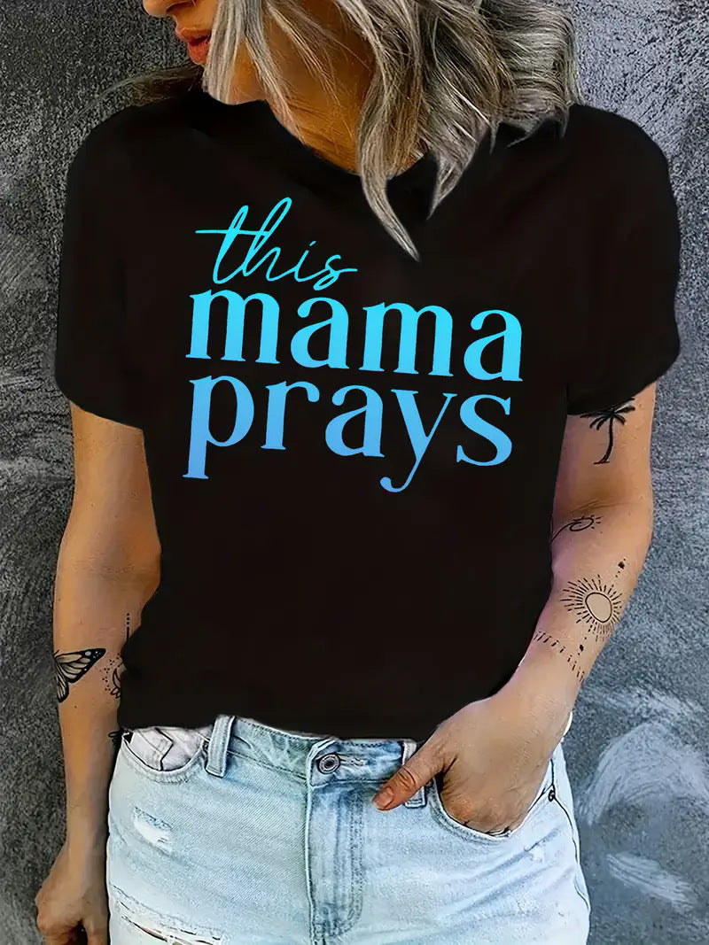Women's Short Sleeve Round Neck T-Shirt Women's Clothing Gift