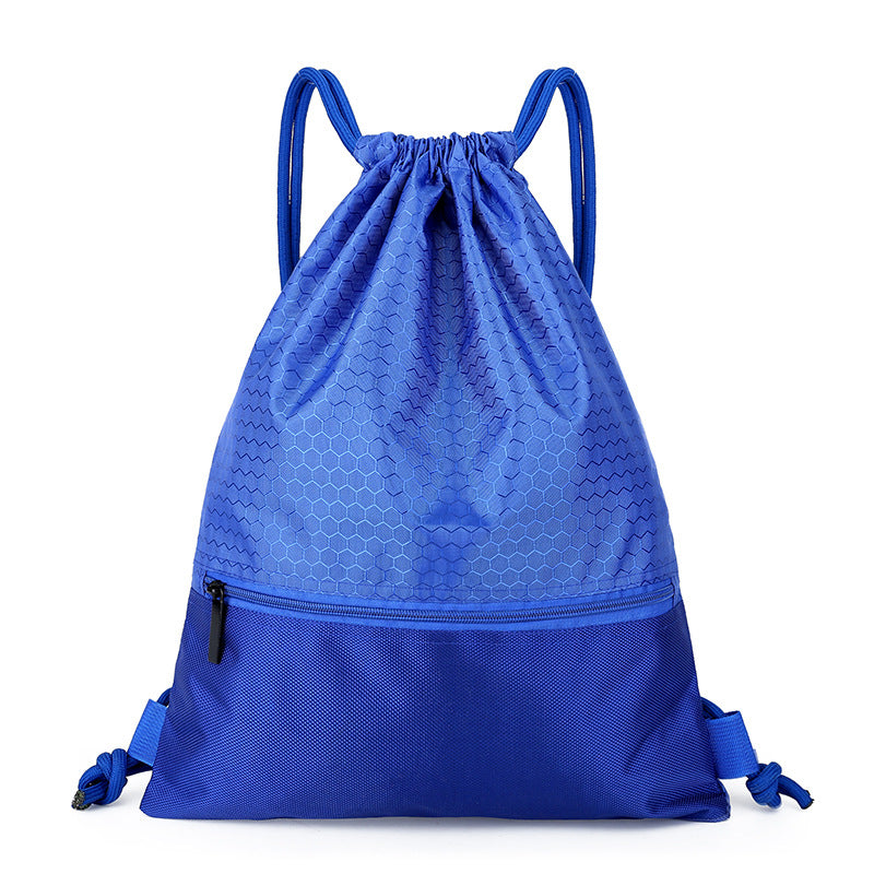 Waterproof drawstring bag for outdoor fitness and sports, men's and women's backpack
