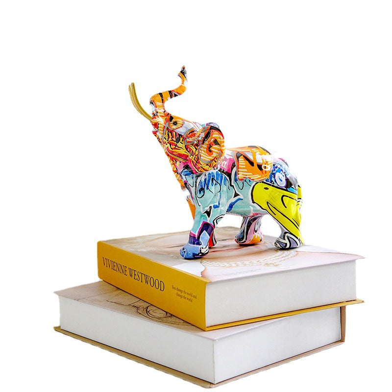 Nordic Creative Elephant Decoration Home Living Room Wine Cabinet Office Decoration Decoration Resin Crafts