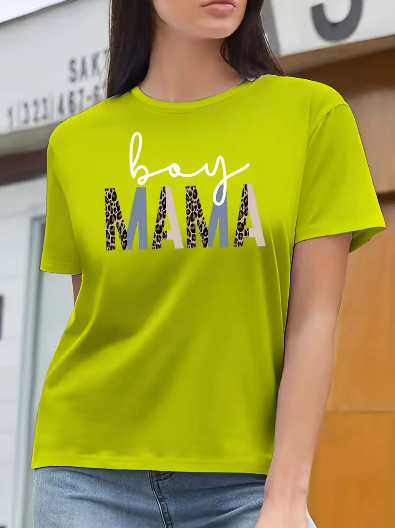 Women's Short Sleeve Round Neck T-Shirt  Style Gift