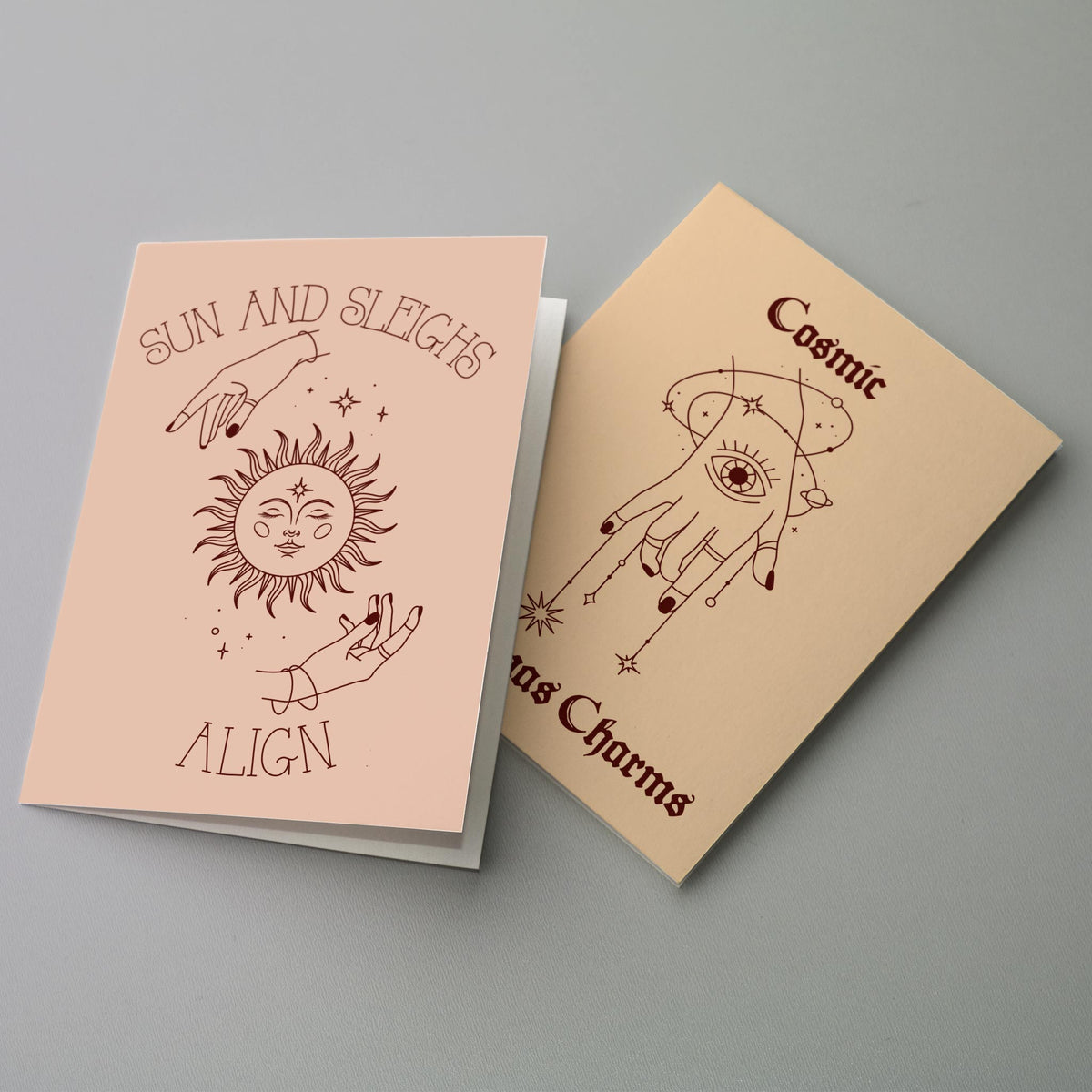 Mystical Christmas Greeting Cards, Set of 24