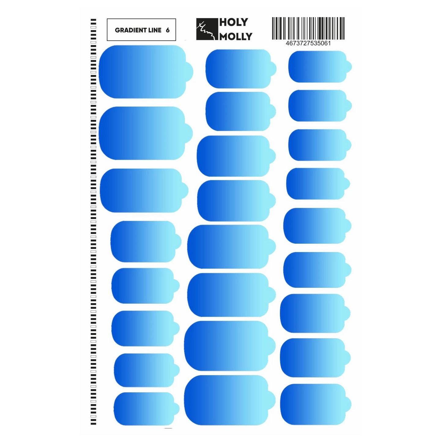 MANICURE FILM GRADIENT LINE #6- HOLY MOLLY-0