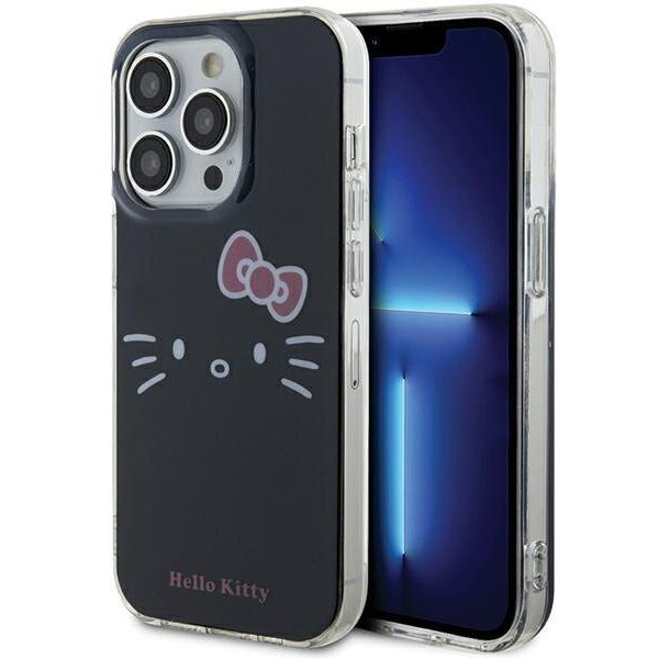 Zadní Kryt Hello Kitty pro Amazon iPhone 13 Pro černá Hello Kitty (HKHCP13LHKHLK)-0