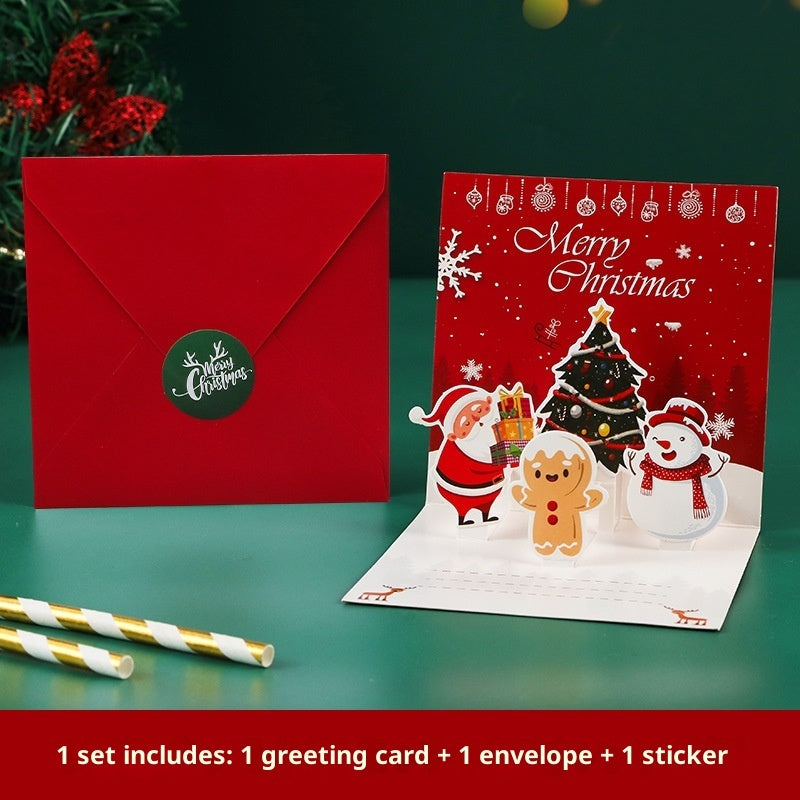 Three-dimensional Blessing Greeting Card
