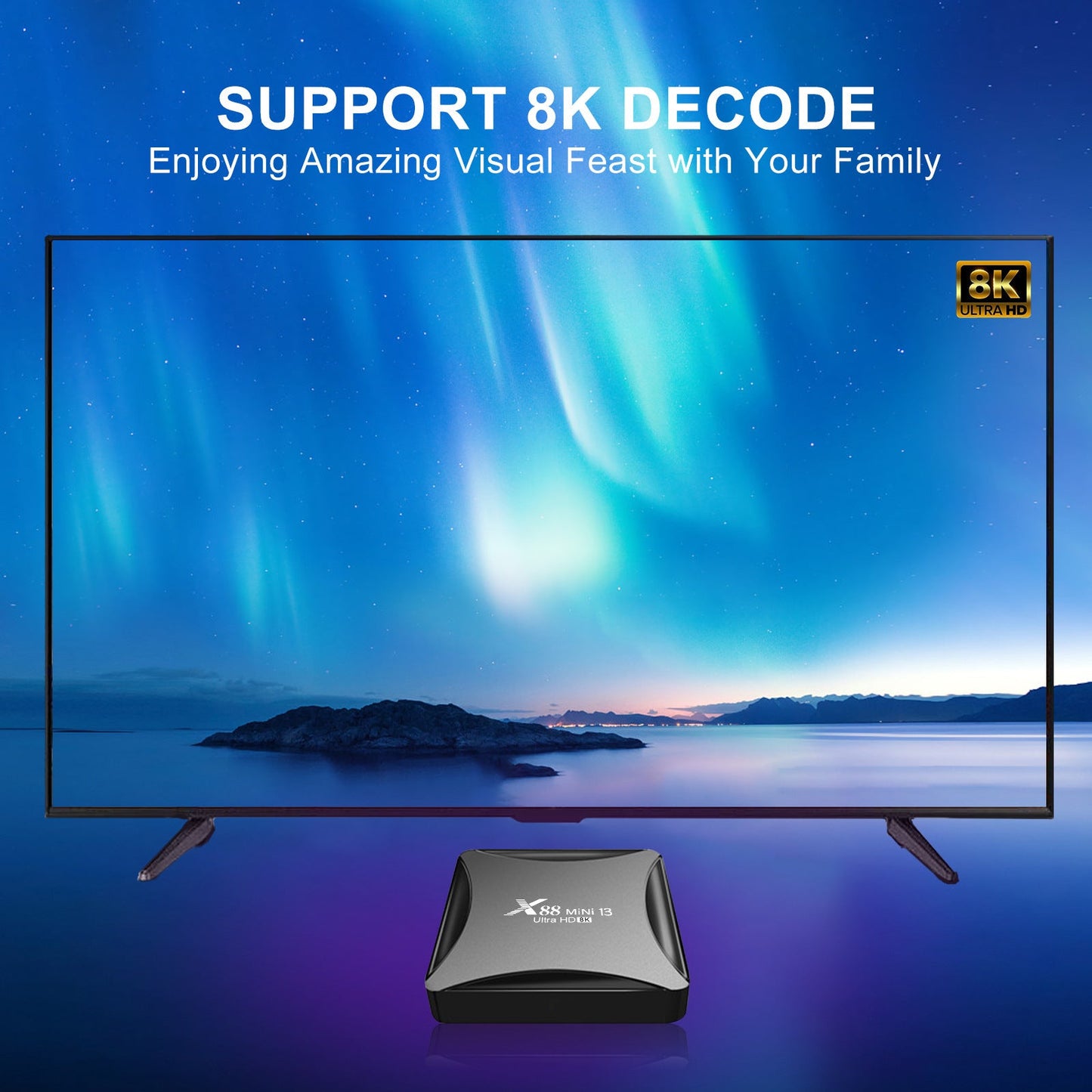 Android Dual-band Wireless Network Set-top Box