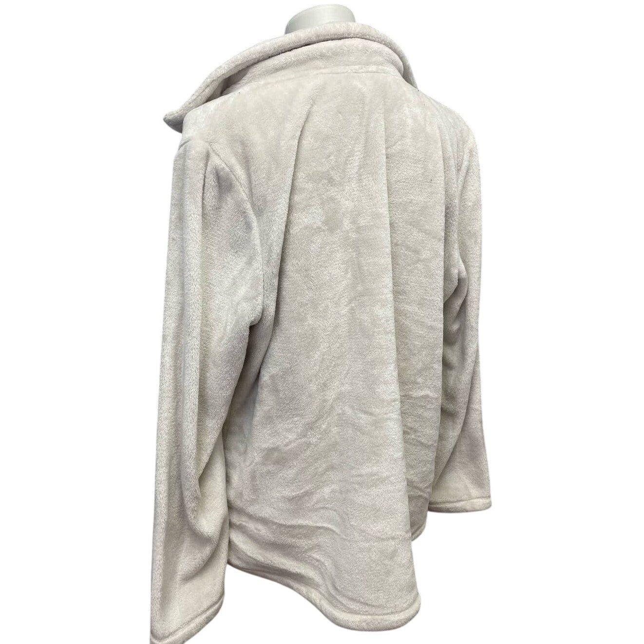 HeatKeep Womens XL Super Soft Full Zip 100% Polyester Fleece Jacket w Pockets