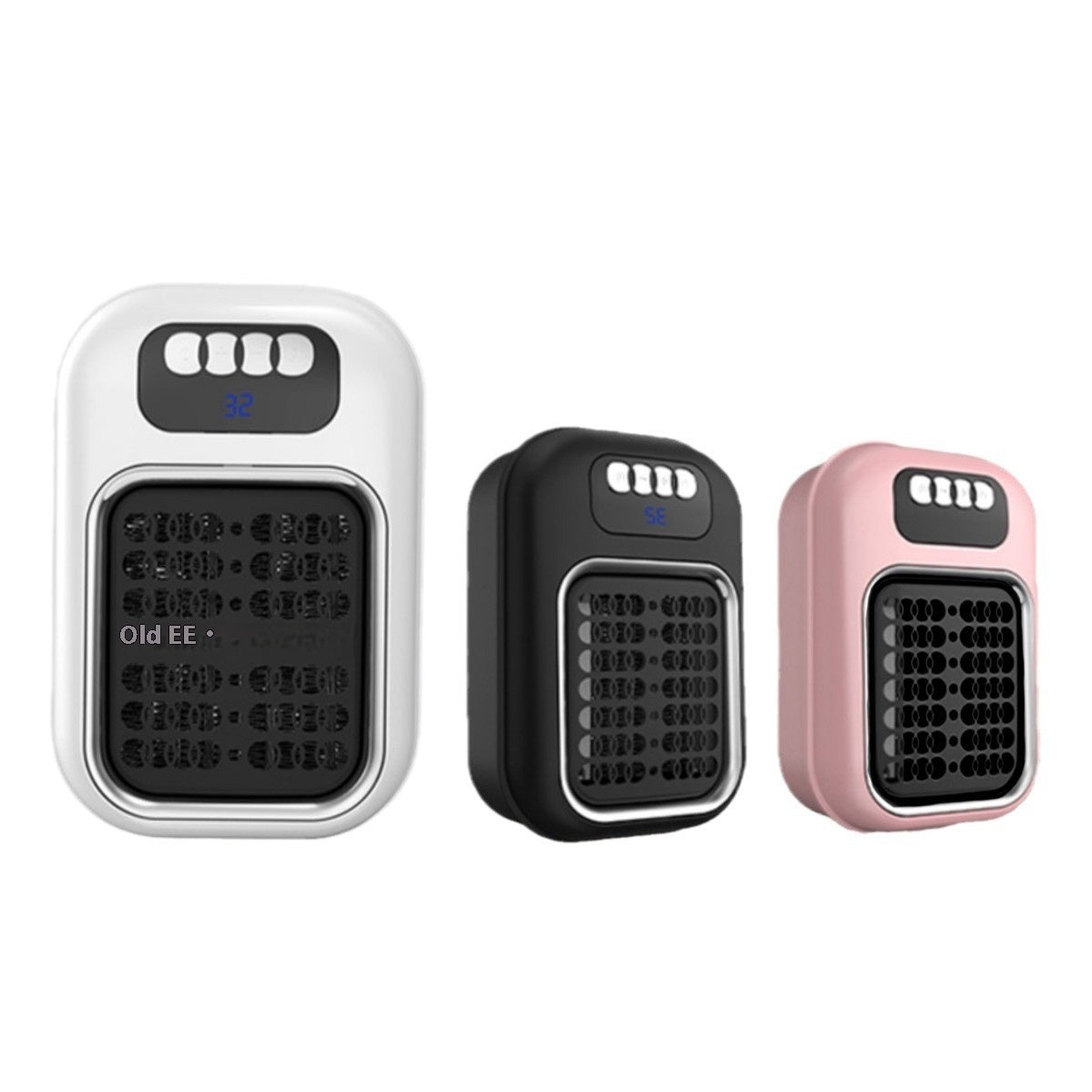 Wall Mounted Portable Small Electric Heater With Remote Control, Adjustable Silent Thermostat Suitable For Winter Home Offices Bathroom