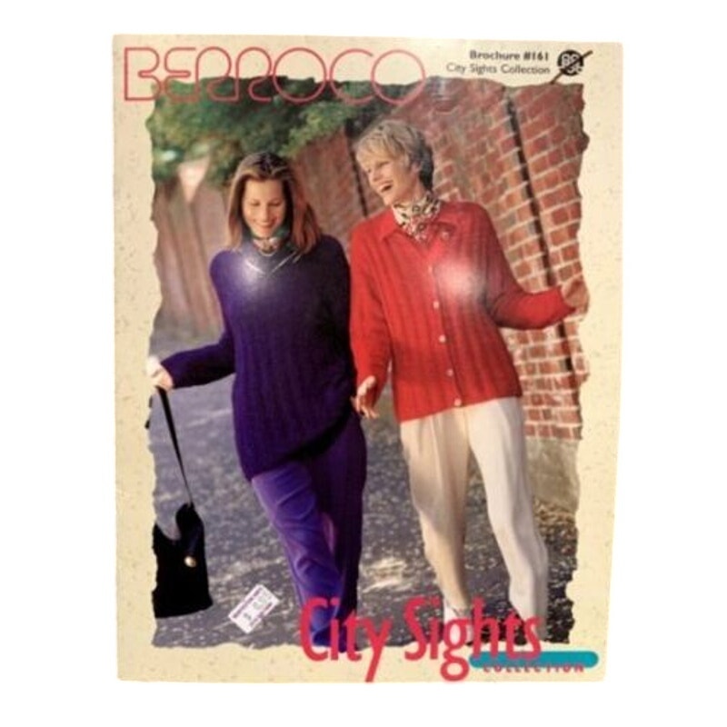 New Berroco 161 City Sight Collection Sweater Knitting Pattern Book