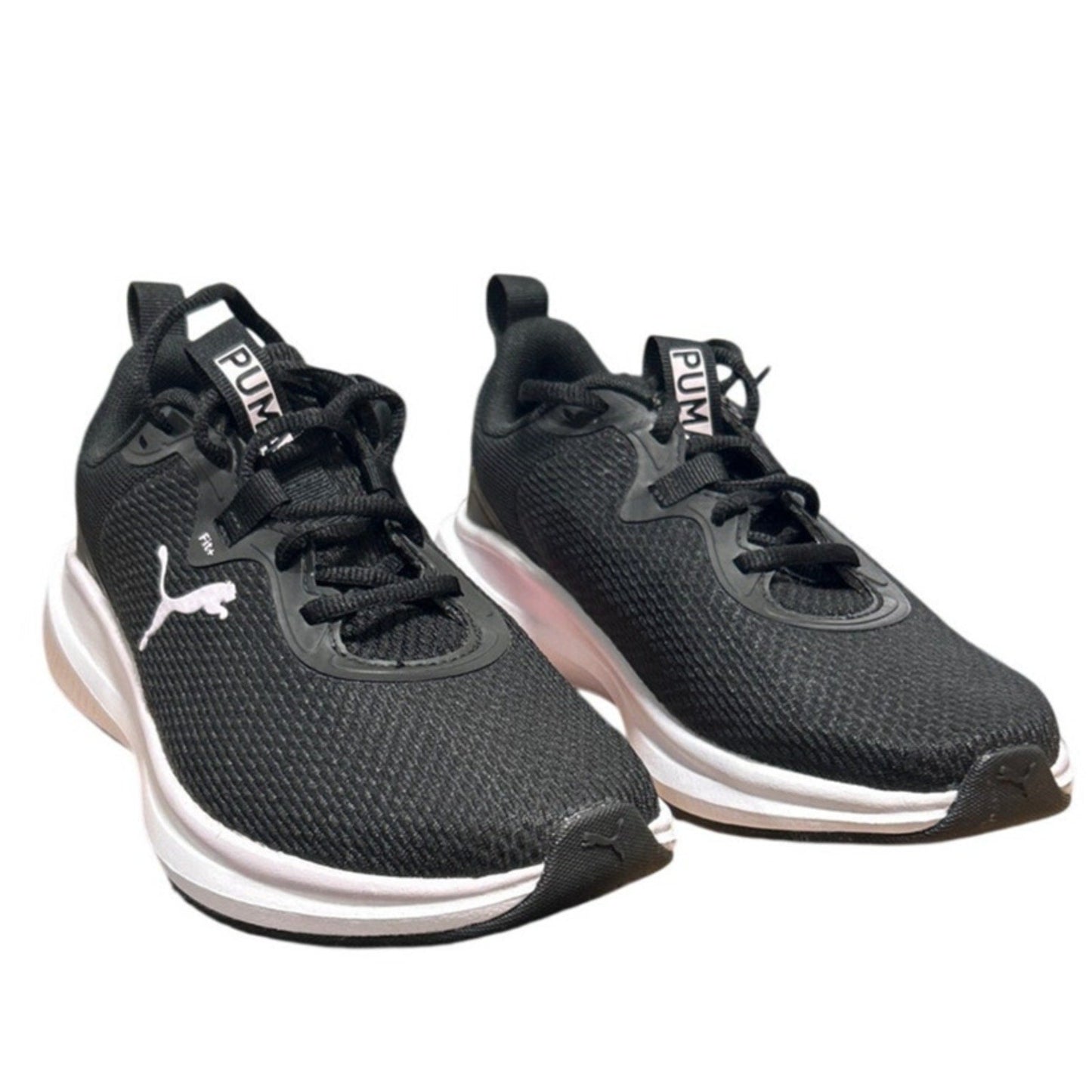 Puma Womens Size 7 Black White Lace Up Skyrocket Sneaker Athletic Tennis Shoes