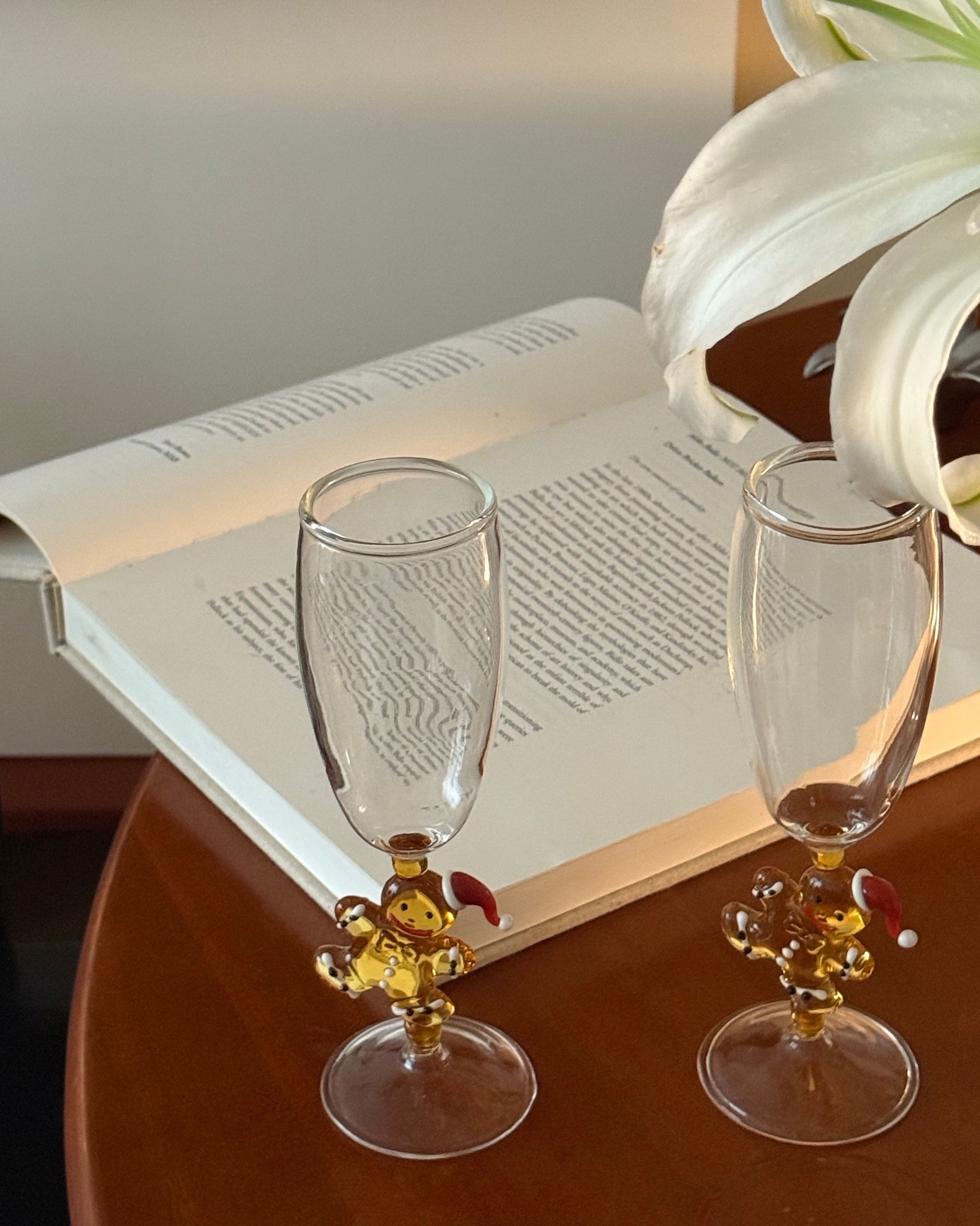 Gingerbread Champagne Glass-4