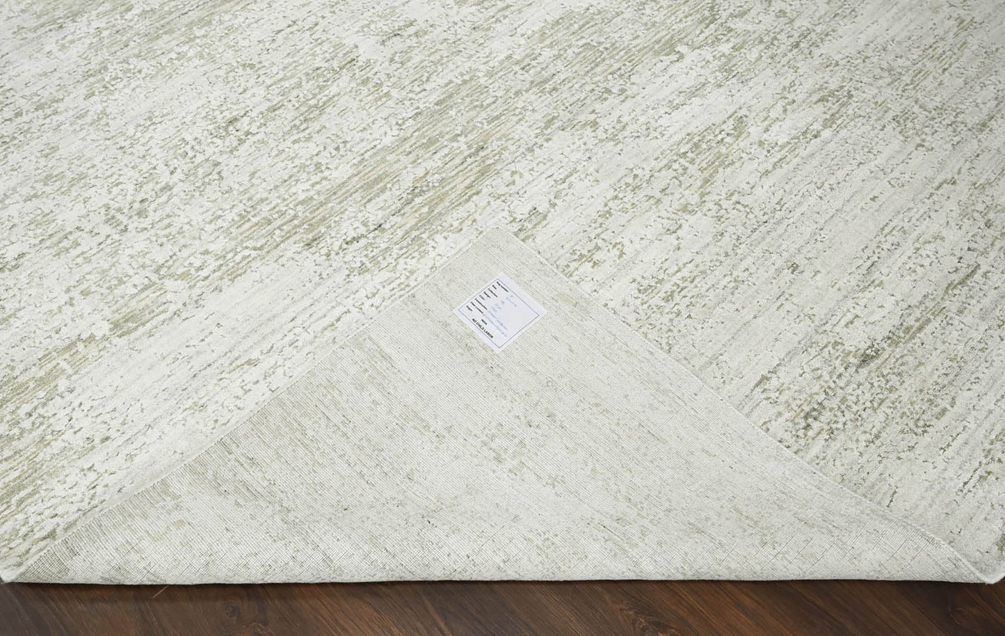 Multi Size Gray, Beige Hand Knotted 100% Wool Modern & Contemporary Oriental Area Rug-2