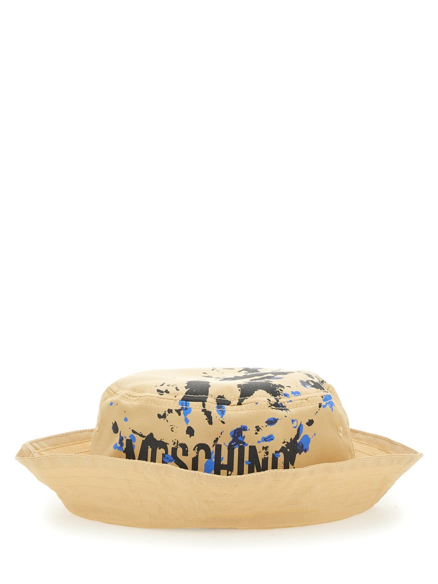 Moschino Men Bucket Hat With Logo