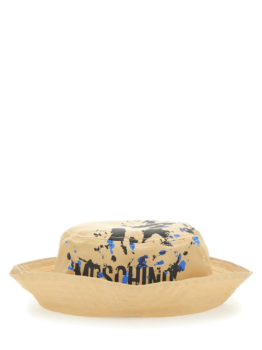 Moschino Men Bucket Hat With Logo