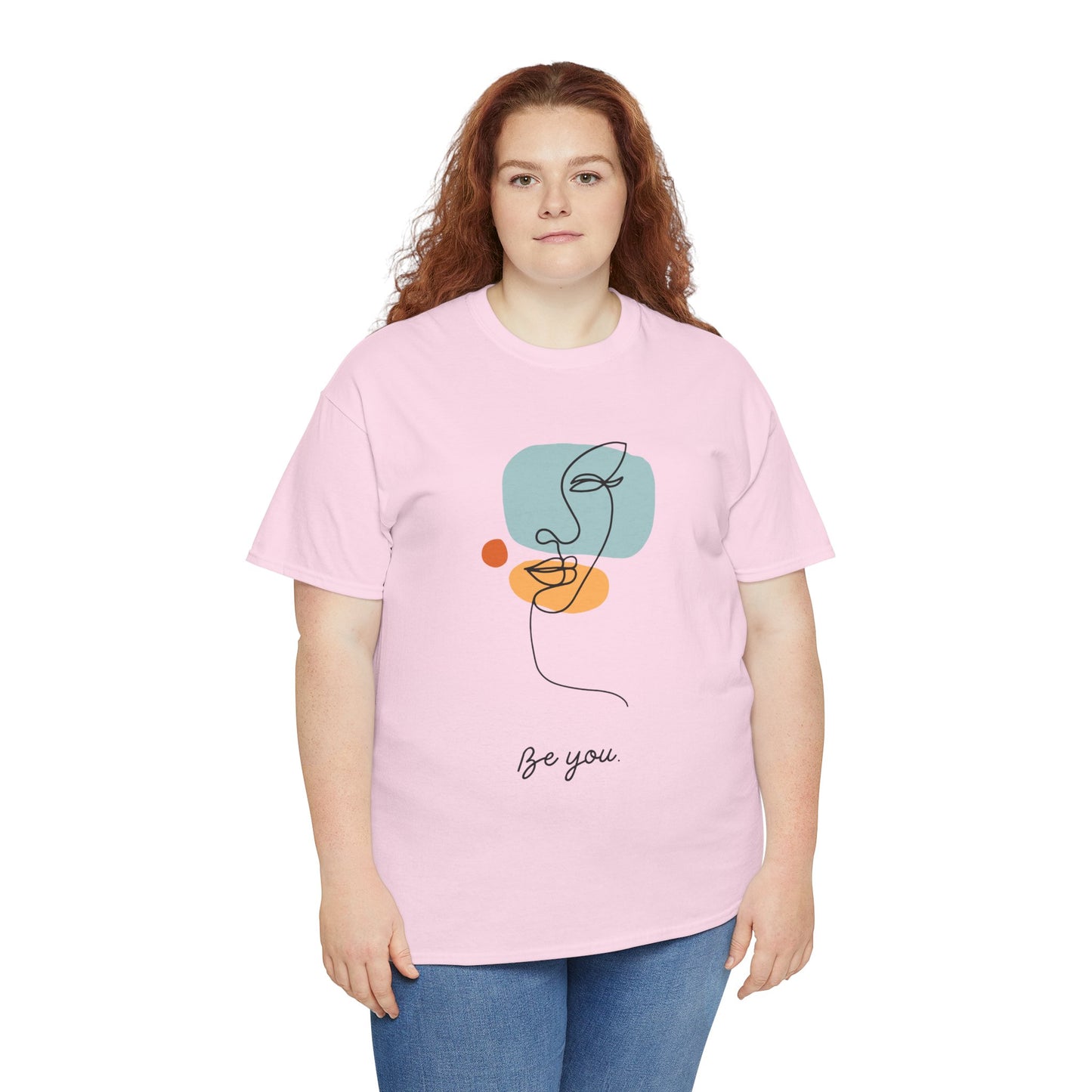 Minimalist Be You Tee, Unisex Cotton T-Shirt, Inspirational Graphic Tee, Gift for Friends, Casual Everyday Wear, Self-Love Apparel