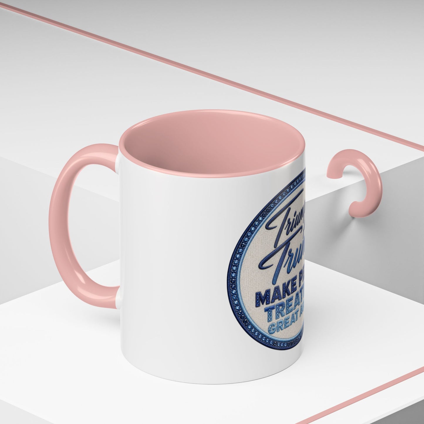 Make Peace Treaties Mug — "Triumph for Trump" Political Coffee Cup (11/15oz)
