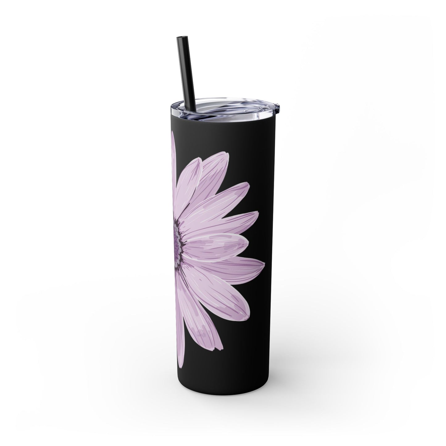 Floral Skinny Tumbler, 20oz - Stylish Drinkware for Home, Office, Gifts, Party Favors, Spring Decor