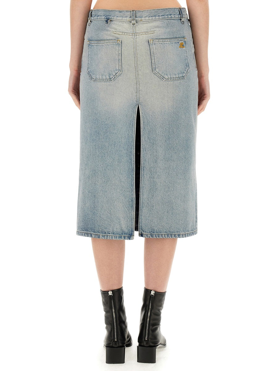Courreges Women Midi Skirt