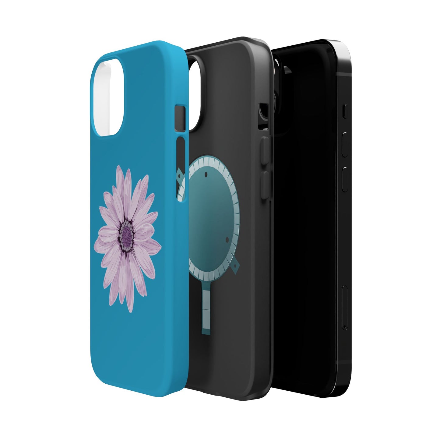 Magnetic Phone Cases with Floral Design, Impact-Resistant Accessories, Stylish Tech Protection, Gifts for Her, Unique Cell Phone Cases