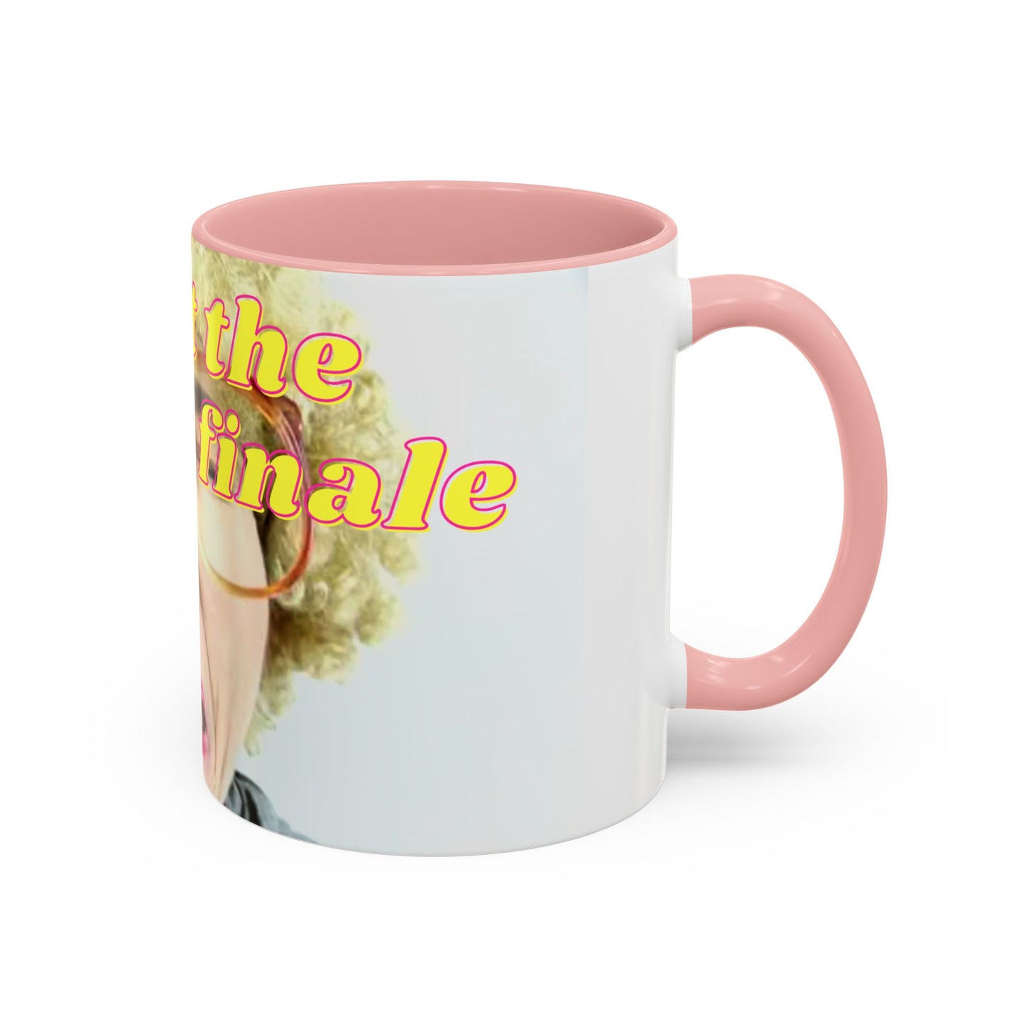 Humorous Accent Coffee Mug, "Me at the season finale", Funny Gift for TV Lovers, Comedy Merchandise, Unique Birthday Present, Fun Housewarming Mug