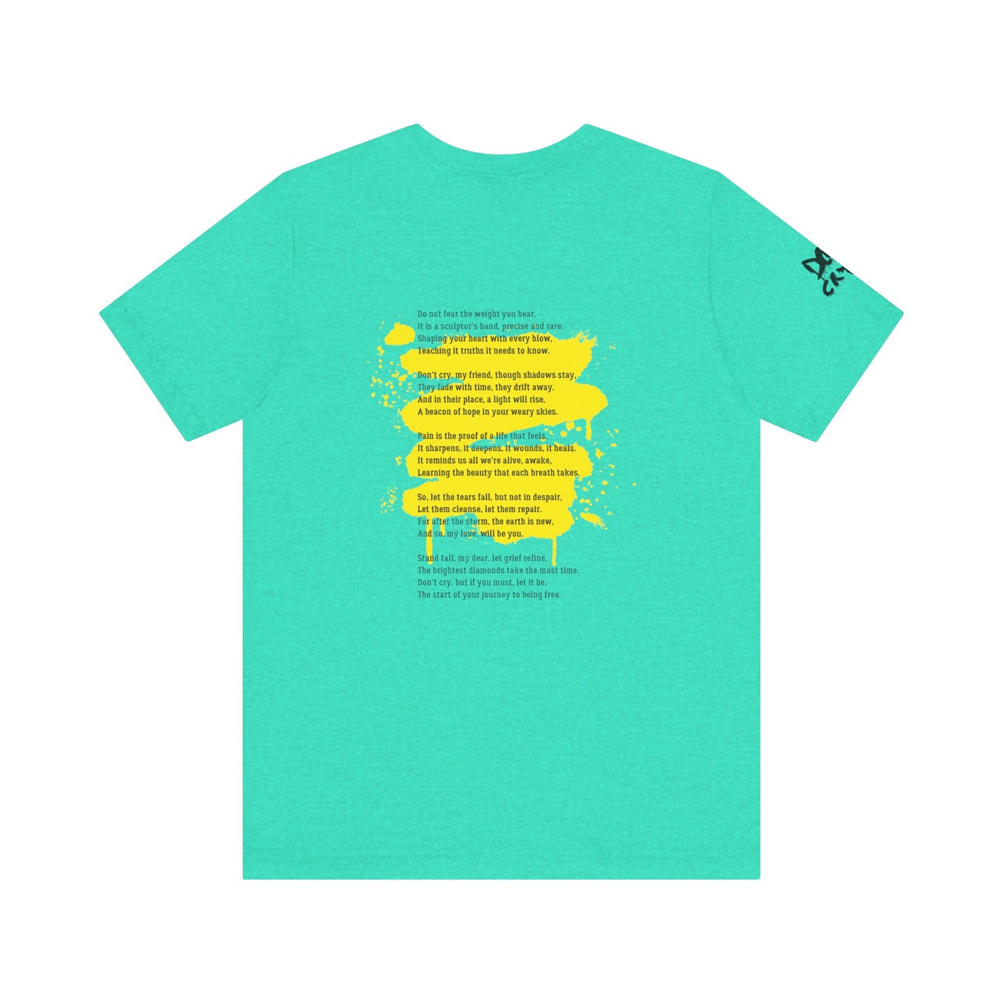 Inspirational Unisex Short Sleeve Tee - Journey to Self-Love & Empowerment