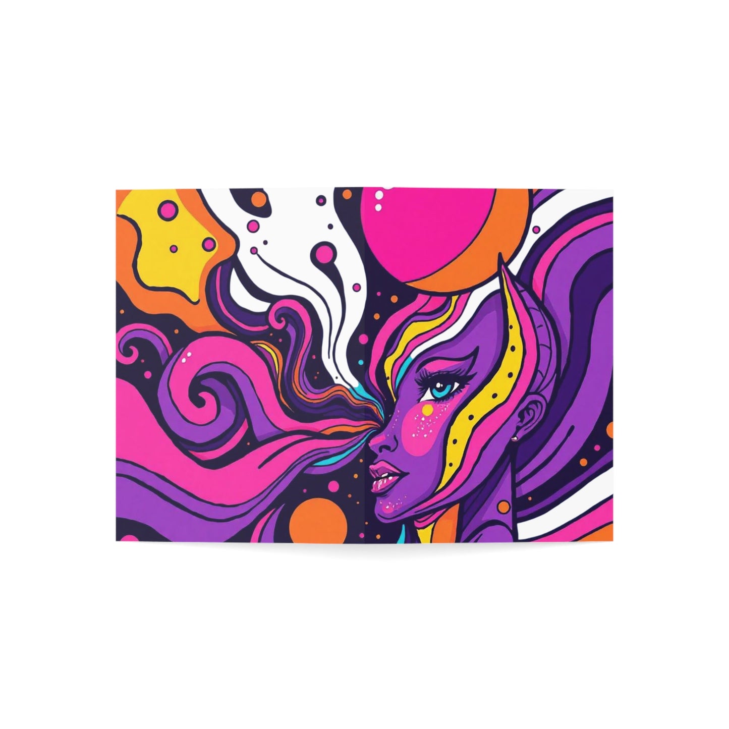 Vibrant Art Greeting Cards - Colorful Abstract Designs for Any Occasion, Art Cards, Fun Stationery, Unique Gift, Invite, Note Cards