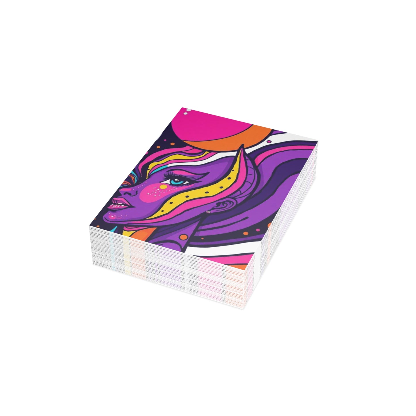 Vibrant Art Greeting Cards - Colorful Abstract Designs for Any Occasion, Art Cards, Fun Stationery, Unique Gift, Invite, Note Cards