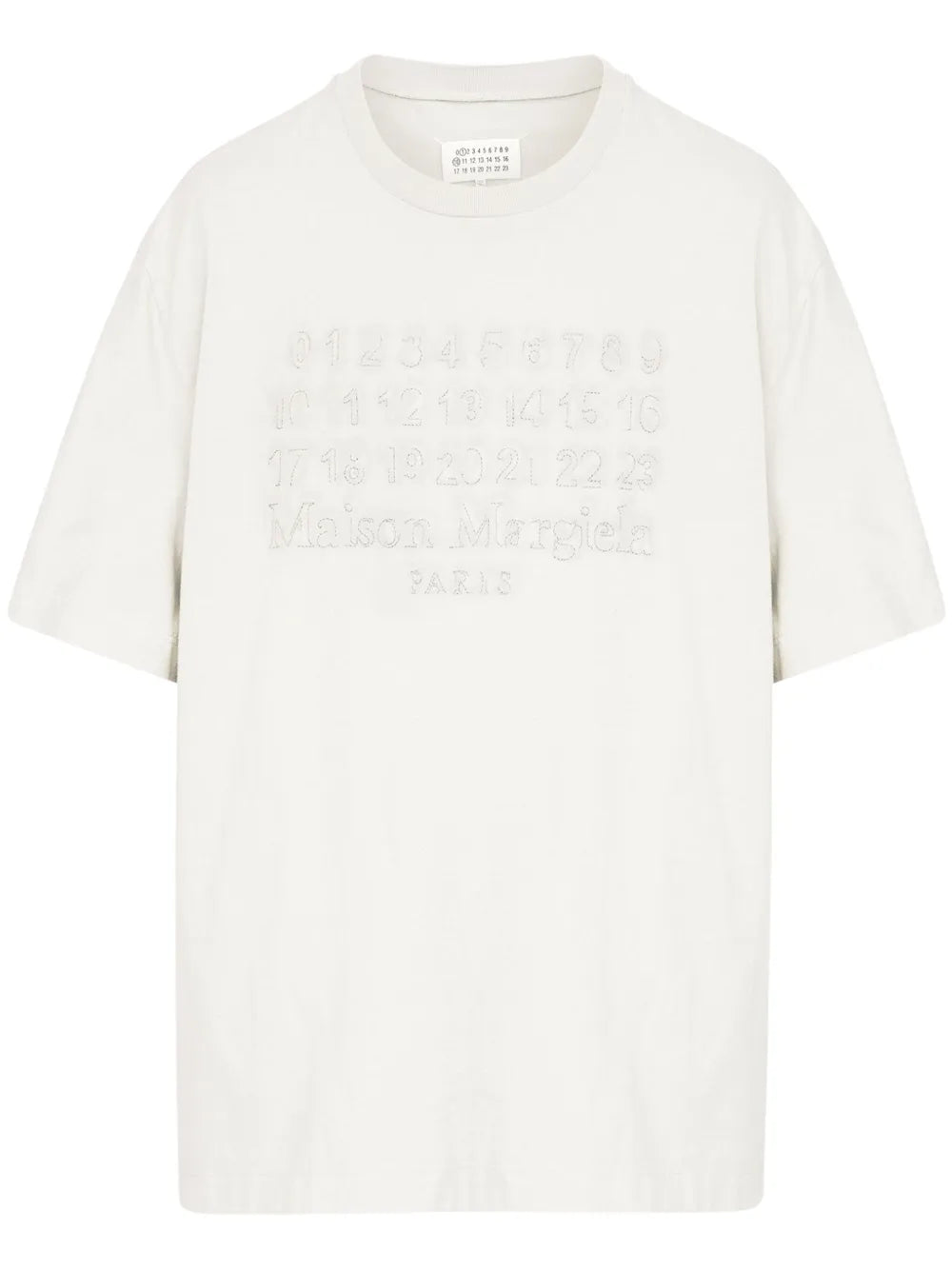 Maison Margiela Men T-Shirt With Numbers Motif