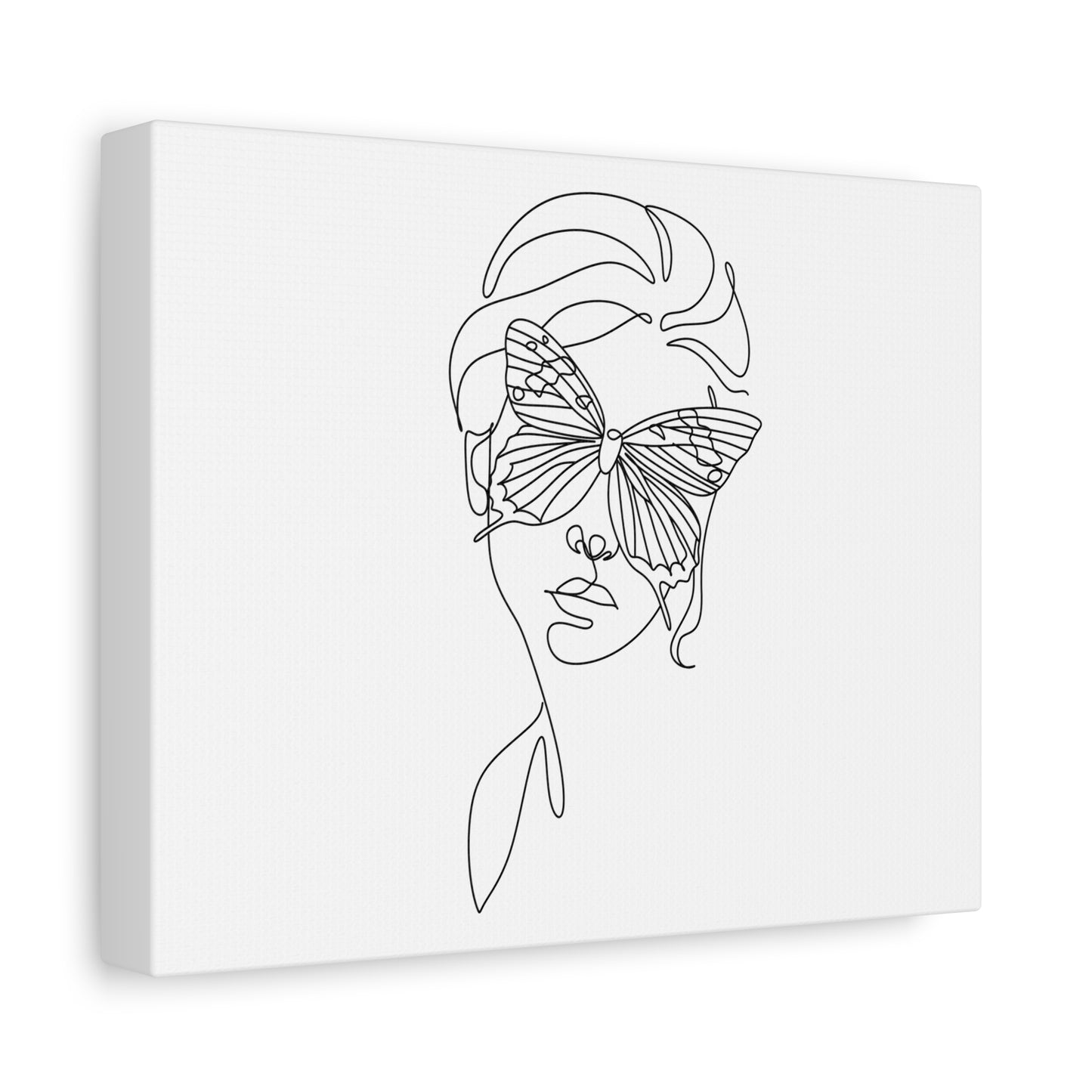 Minimalist Butterfly Canvas Art, Modern Home Decor, Gift for Nature Lovers, Wall Art for Women, Inspirational Wall Art