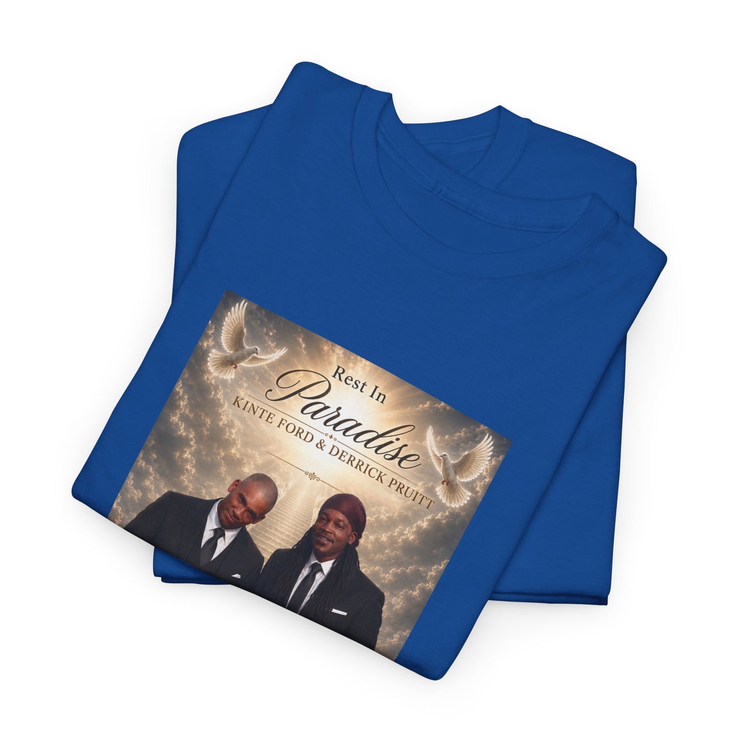Memorial Tribute Tee — "Rest in Paradise" Funeral Remembrance Shirt