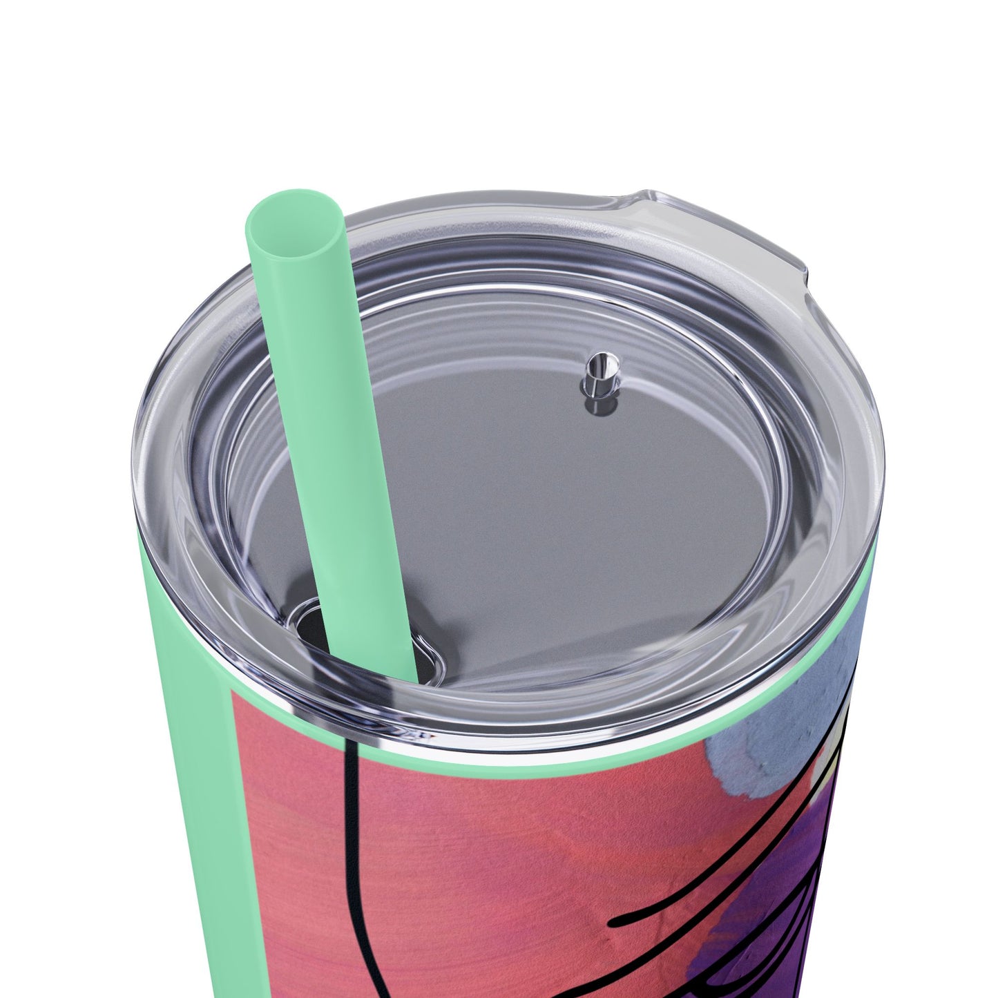 Artistic Skinny Tumbler with Straw, 20oz | Inspirational Drinkware, Colorful Water Bottle, Unique Gift Idea, Motivational Mug, [...]