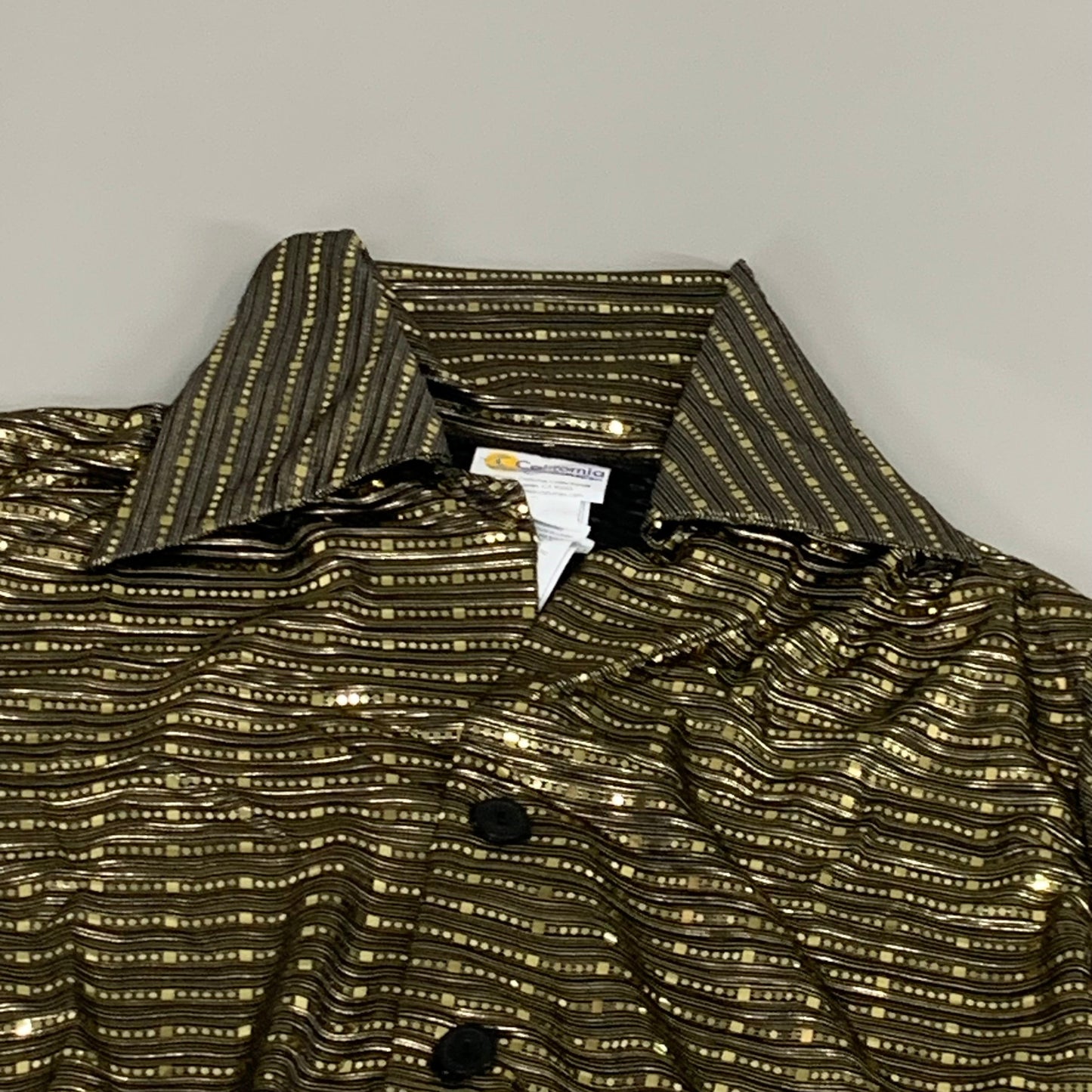 CALIFORNIA COSTUMES Men's 70's Disco Guy Sz-XL (44-46) Gold/Black 5121-141