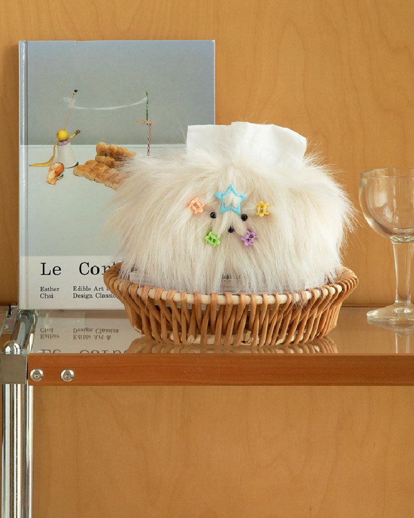 Fluffy Dog Tissue Box Cover-4