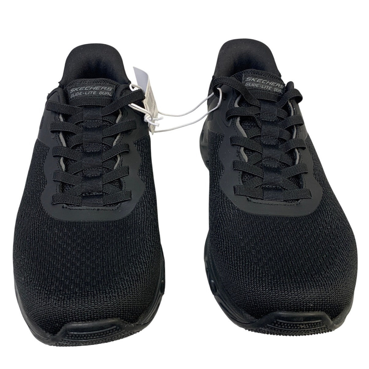 New In Box Skechers Mens Size 12 Black Mesh Hands Free Swift Fit Athletic Shoes