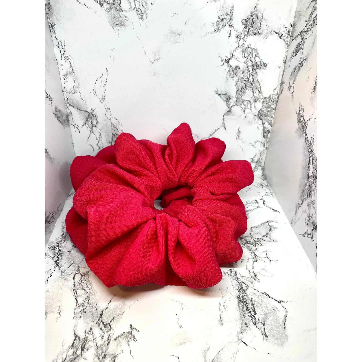 Cherry Red Bullet Scrunchie