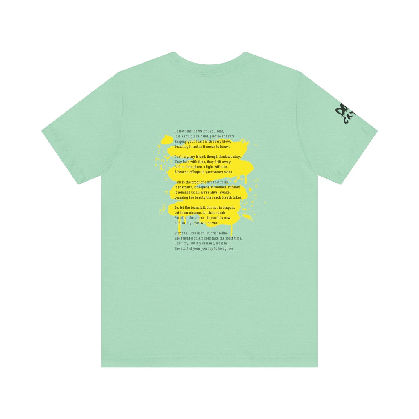 Inspirational Unisex Short Sleeve Tee - Journey to Self-Love & Empowerment
