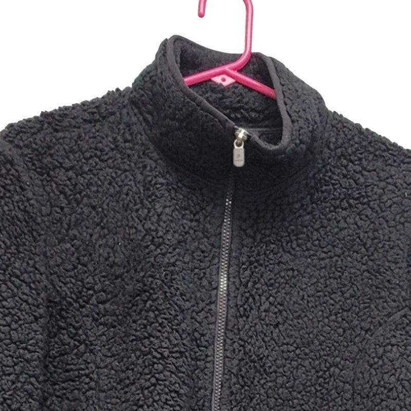 Fila Sport Womens Large 100% Polyester Full Zip Sherpa Jacket W Front Pockets