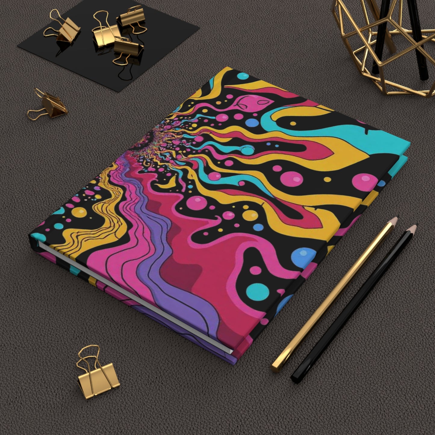 Psychedelic Hardcover Journal, Colorful Notebook for Creative Minds, Gift for Writers, Artists & Dreamers, Unique Journal for [...]