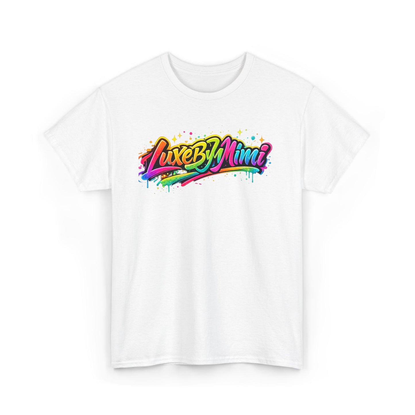Graffiti Logo T-Shirt — 'Luxe By Mimi' Brand Colorful Streetwear Tee
