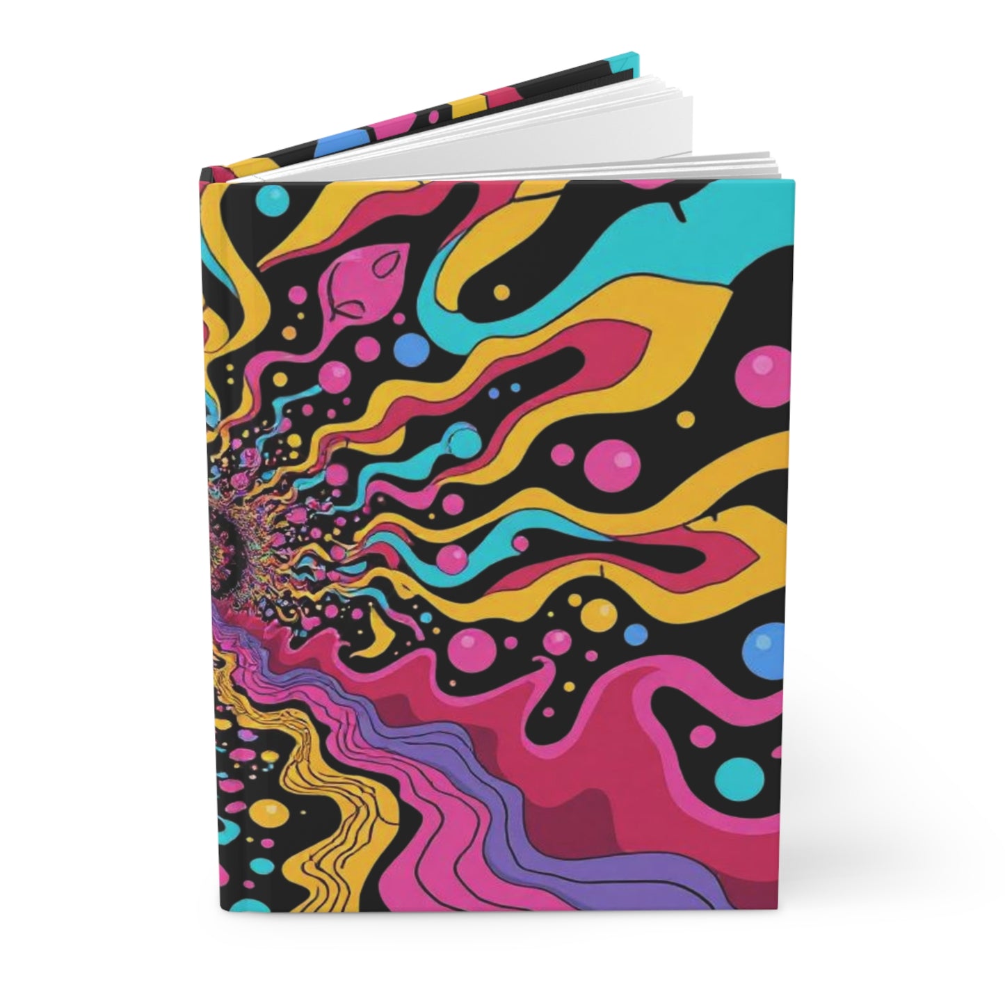 Psychedelic Hardcover Journal, Colorful Notebook for Creative Minds, Gift for Writers, Artists & Dreamers, Unique Journal for [...]