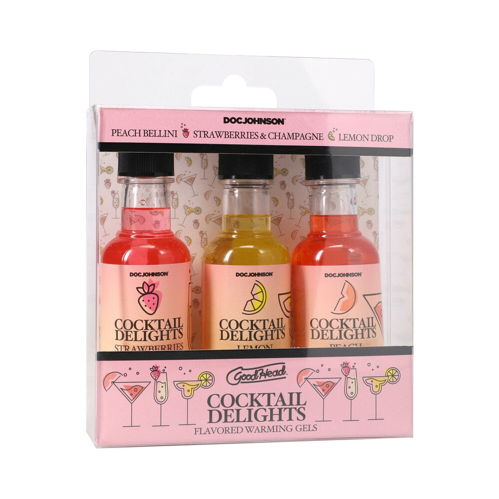 GoodHead Cocktail Delights Flavored Warming Gels 3-Pack-0