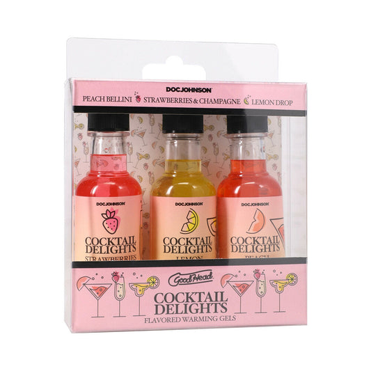 GoodHead Cocktail Delights Flavored Warming Gels 3-Pack-0