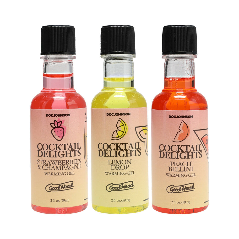 GoodHead Cocktail Delights Flavored Warming Gels 3-Pack-1