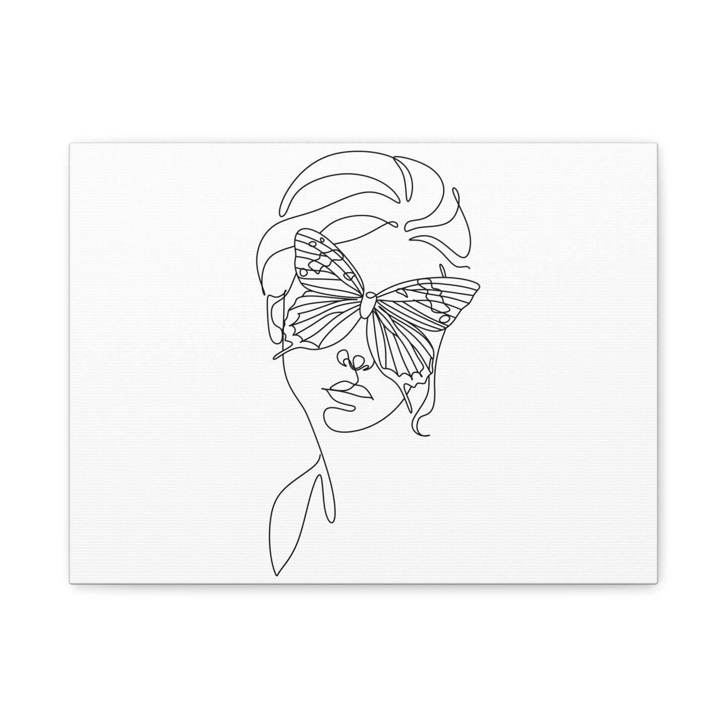 Minimalist Butterfly Canvas Art, Modern Home Decor, Gift for Nature Lovers, Wall Art for Women, Inspirational Wall Art