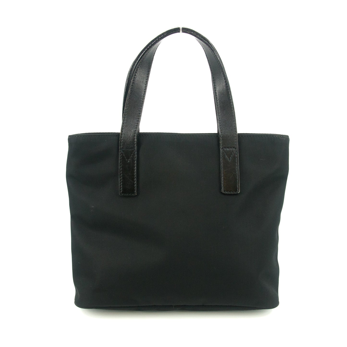 Fendi Black Nylon x Leather Shoulder Bag #9239
