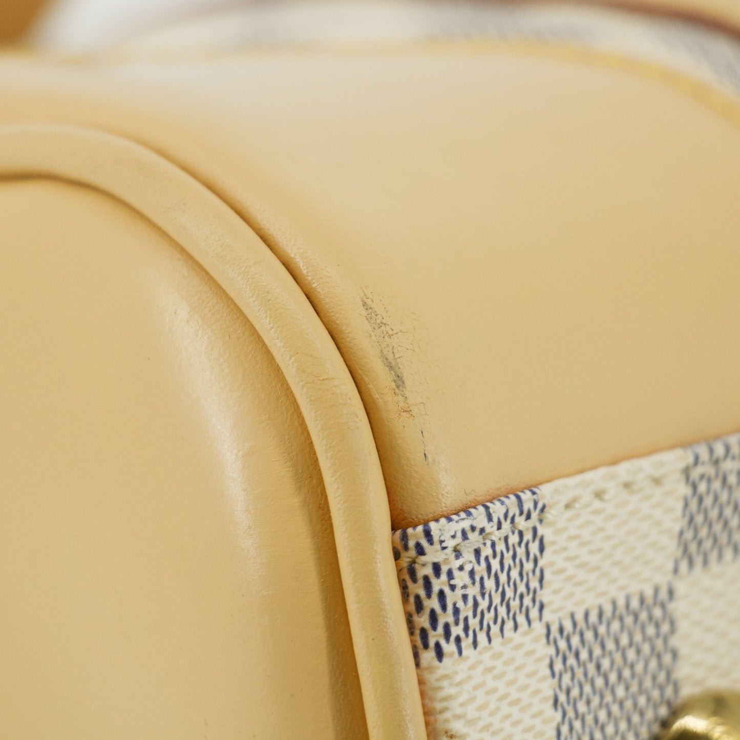 Louis Vuitton Damier Azur White Berkeley Handbag #9260